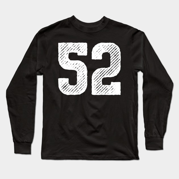 Fifty Two 52 Long Sleeve T-Shirt by colorsplash